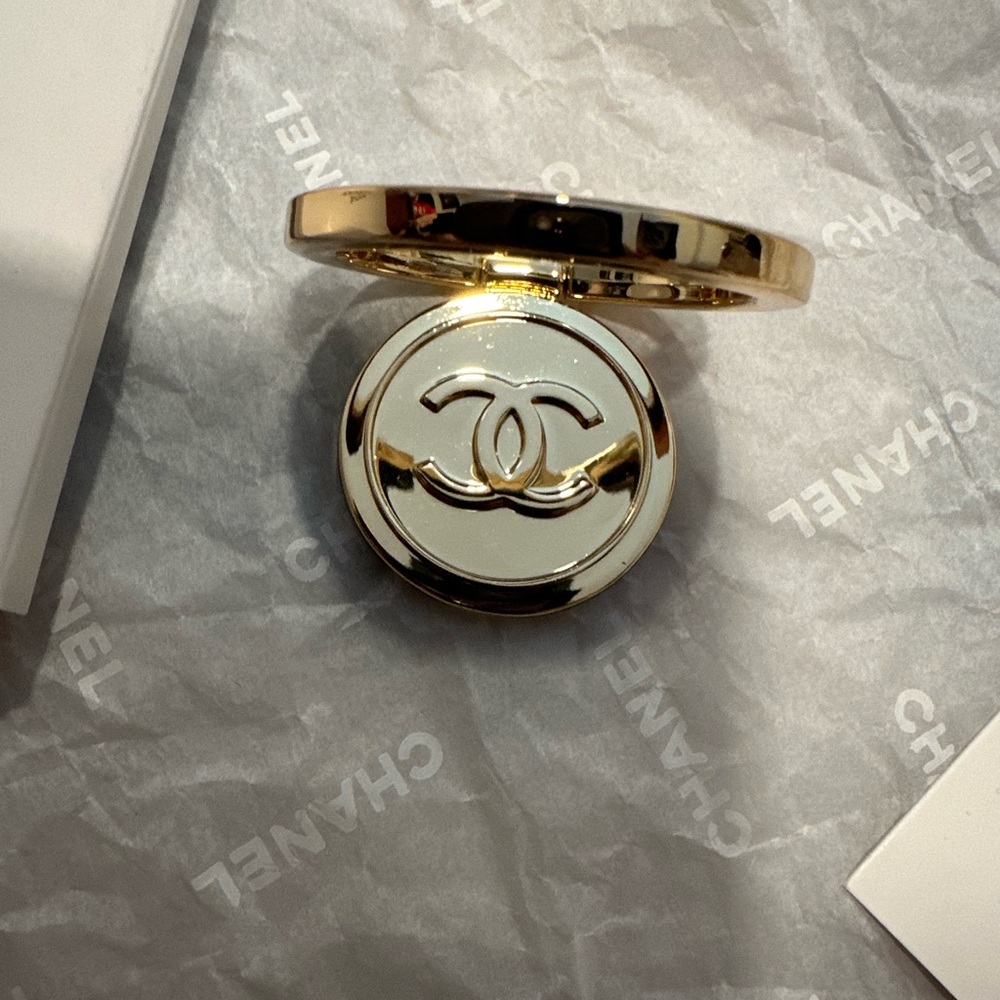 Chanel Gold phone grip